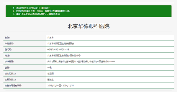 从北京华德眼科医院整体收费，看宋万卿医生收费水平
