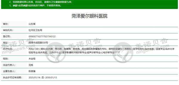 菏泽爱尔眼科医院