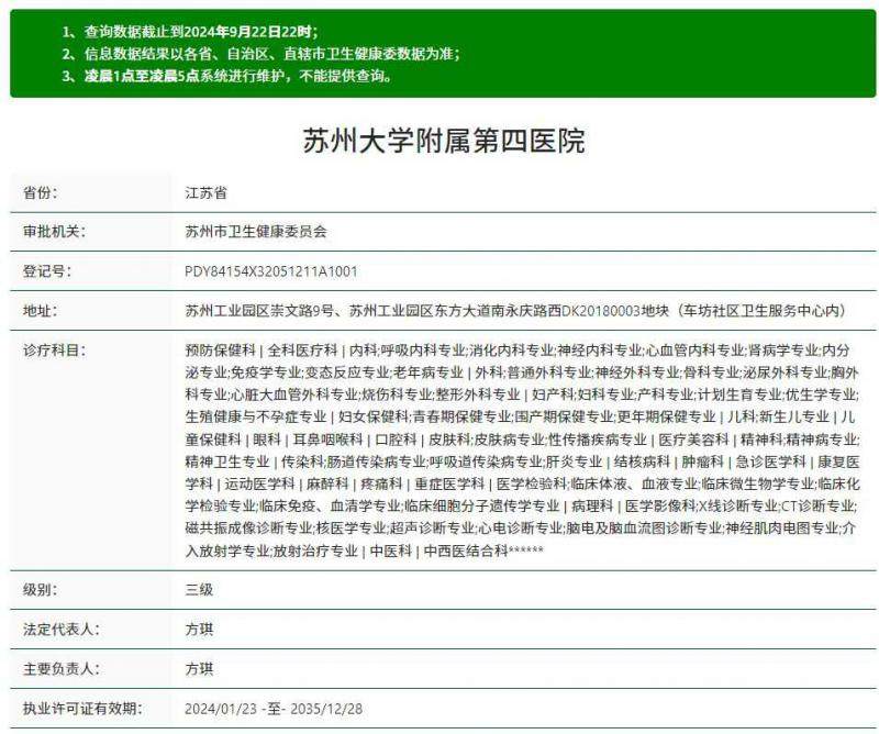 苏州大学附属第四医院(苏州市独墅湖医院)眼科